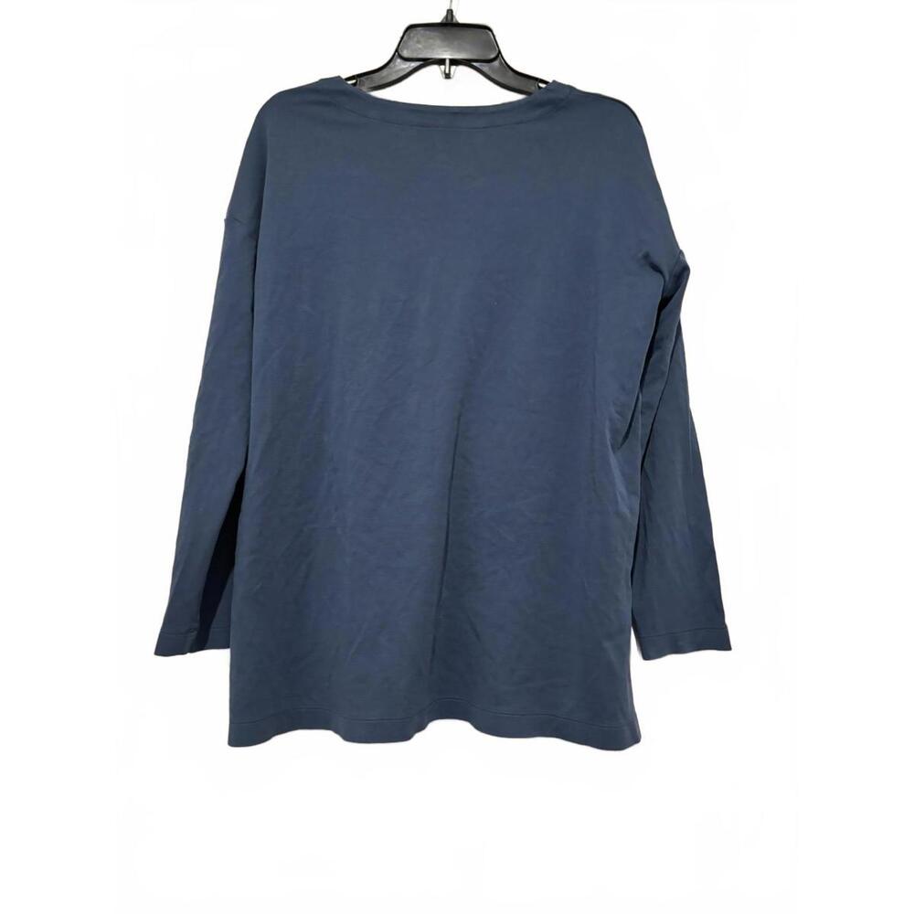Women's sz M J Jill supima cotton V neck‎ shirt #1236 - Picture 2 of 2